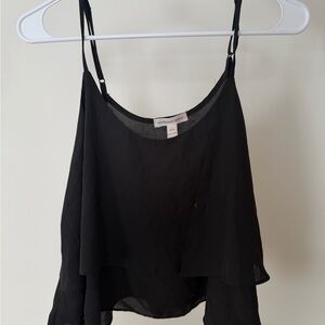 Ambiance Black Camisole Top
